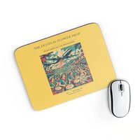 Thumbnail for VINTAGE G4406 - The Festival Flower Drop - Designed Mouse Pads design on yellow rectangle