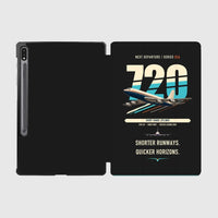 Thumbnail for Boeing 720B design on black samsung tablet tablet case