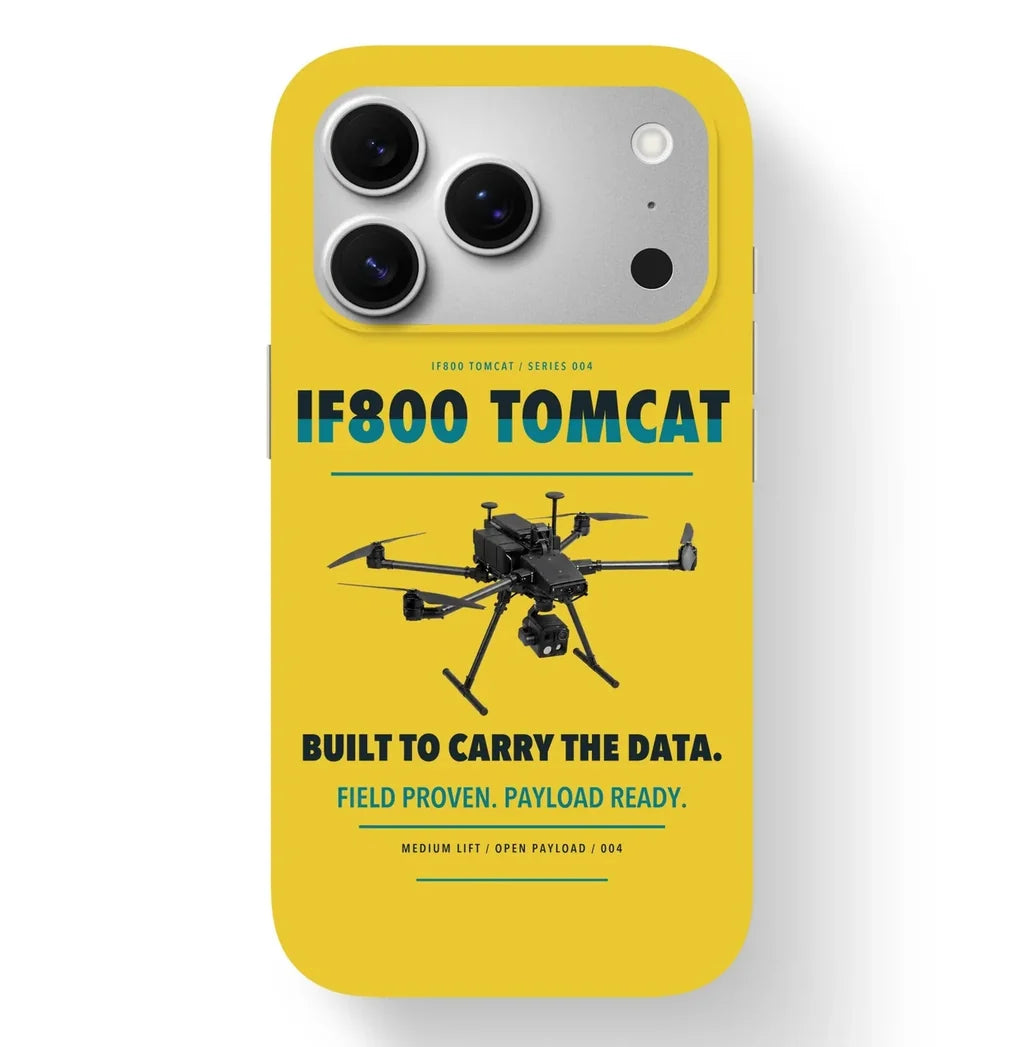 Inspired Flight IF800 Tomcat Case design on yellow iphone case