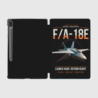 Thumbnail for F-A-18E Super Hornet design on black samsung tablet tablet case