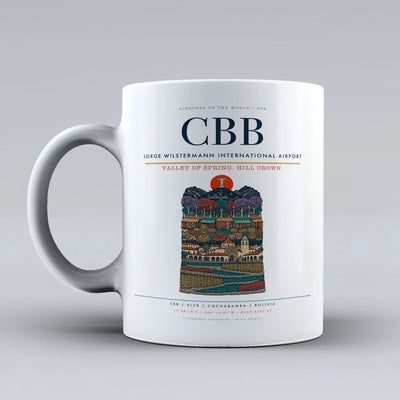 Jorge Wilstermann International Airport CBB Mug - White