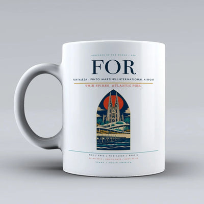 Fortaleza - Pinto Martins International Airport FOR Mug - White
