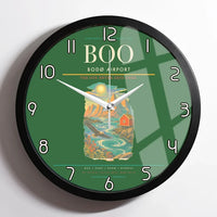 Thumbnail for Bod Airport BOO Wall-Clock Framed - Green
