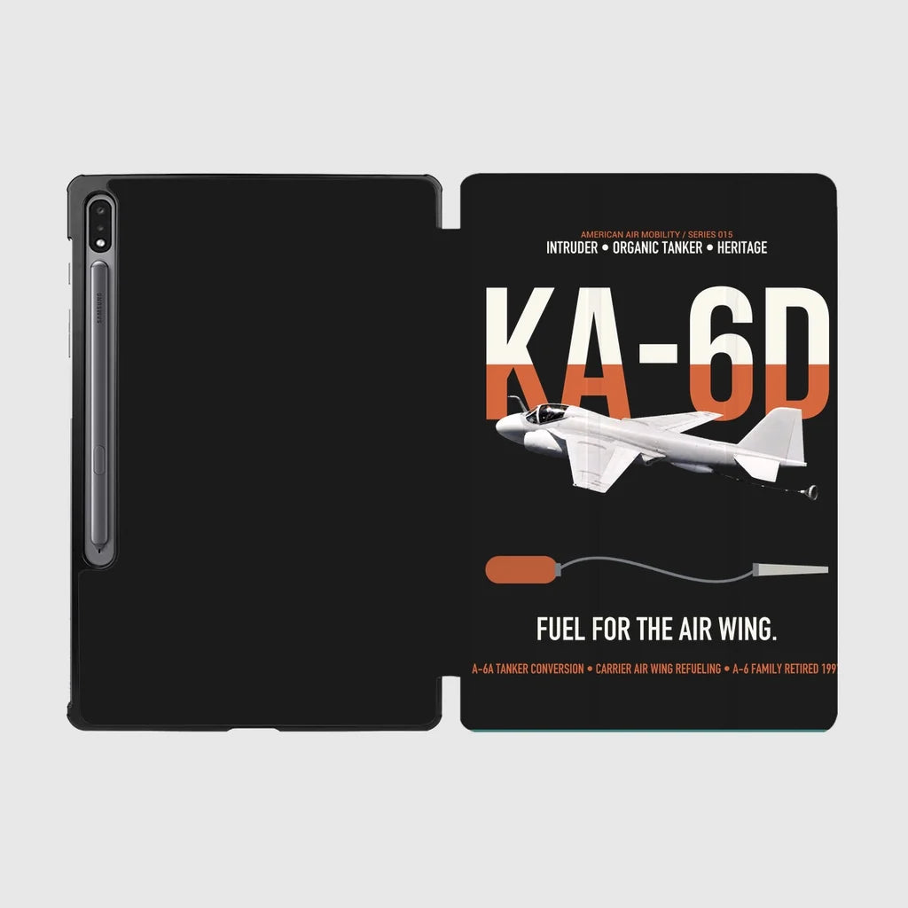 KA-6D Intruder design on black samsung tablet tablet case