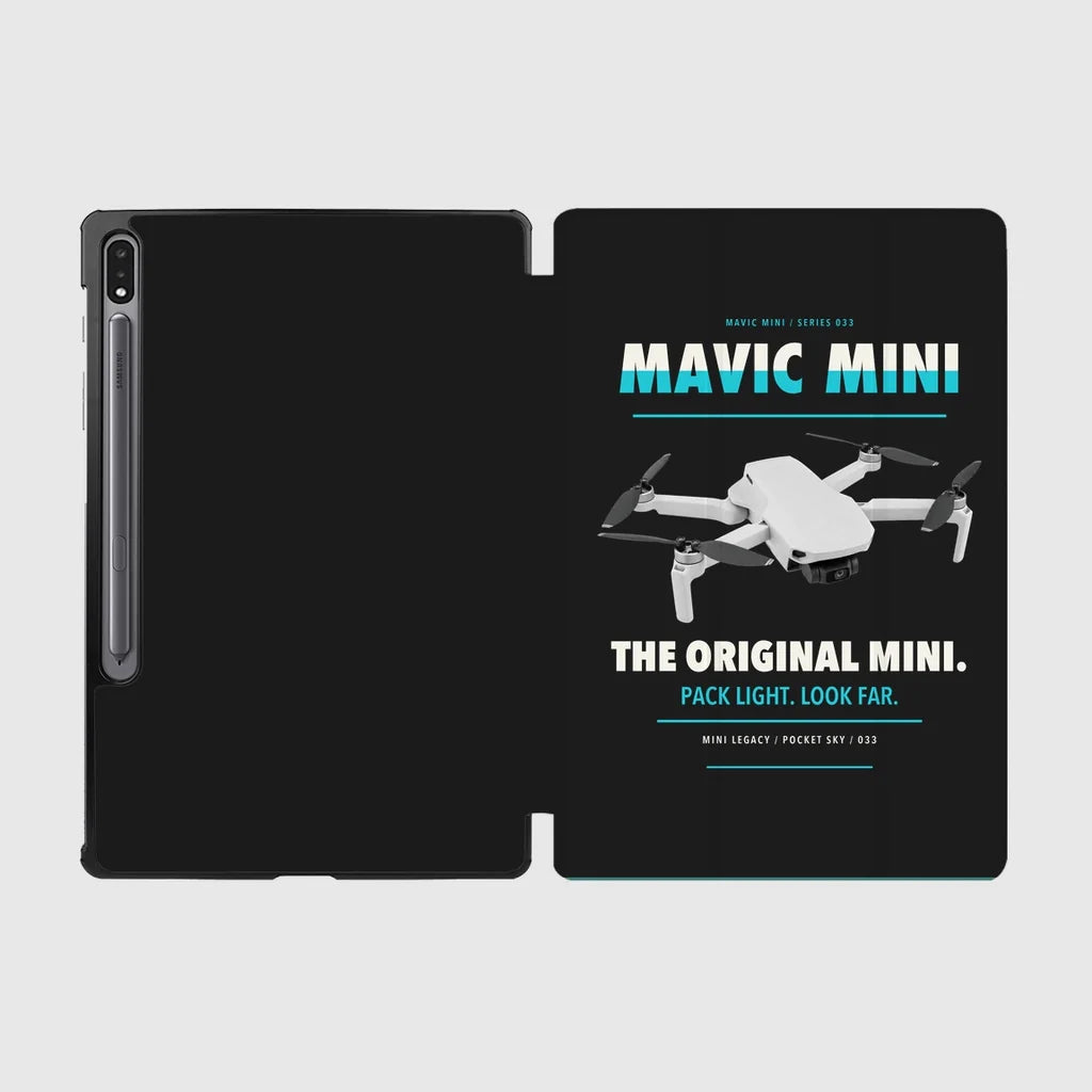 DJI Mavic Mini design on black samsung tablet tablet case