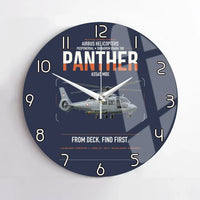 Thumbnail for Airbus Helicopters AS565 MBe Panther design on navy blue no frame wall clock