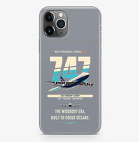 Thumbnail for Boeing 747-200B design on gray magsafe iphone case