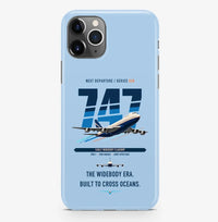 Thumbnail for Boeing 747-200B design on light blue magsafe iphone case