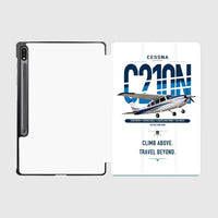 Thumbnail for Cessna T210N Centurion design on white samsung tablet tablet case