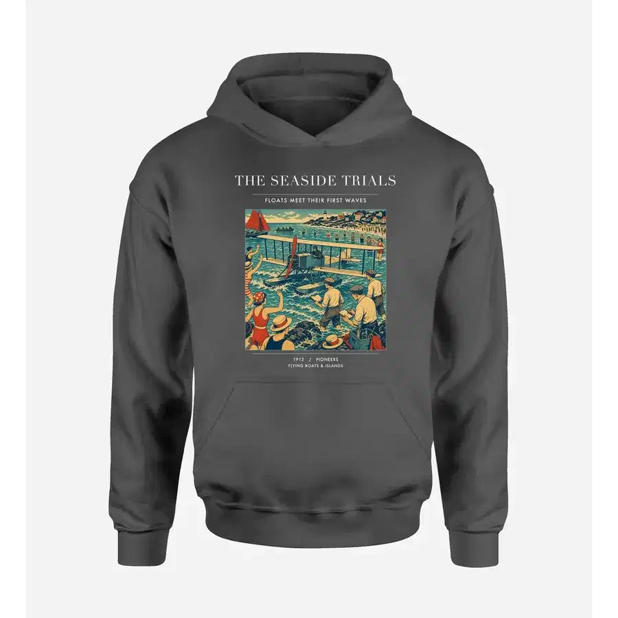 VINTAGE G4328 - The Seaside Trials - Premium Hoodie design on darkgray premium