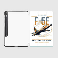 Thumbnail for F-5E Tiger II design on white samsung tablet tablet case