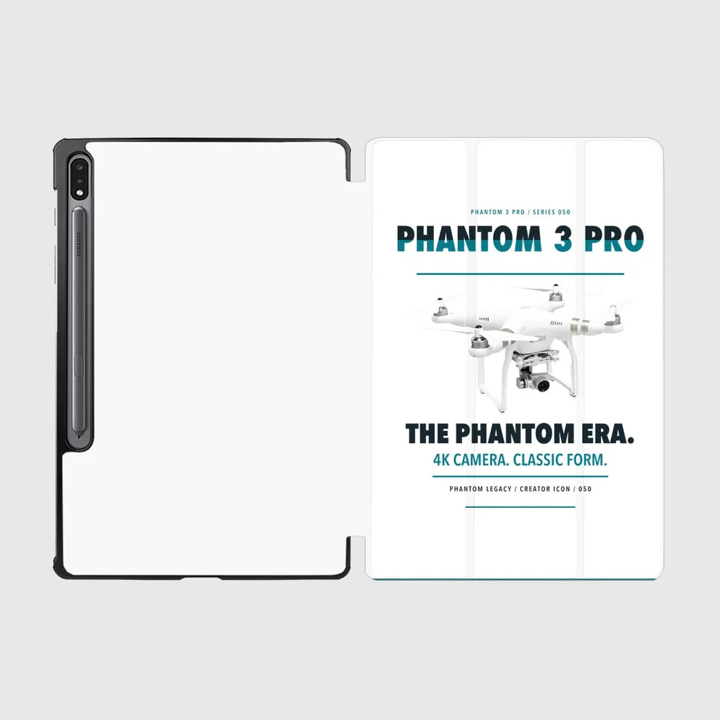 DJI Phantom 3 Professional design on white samsung tablet tablet case