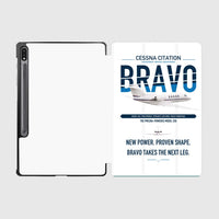 Thumbnail for Cessna Citation Bravo design on white samsung tablet tablet case