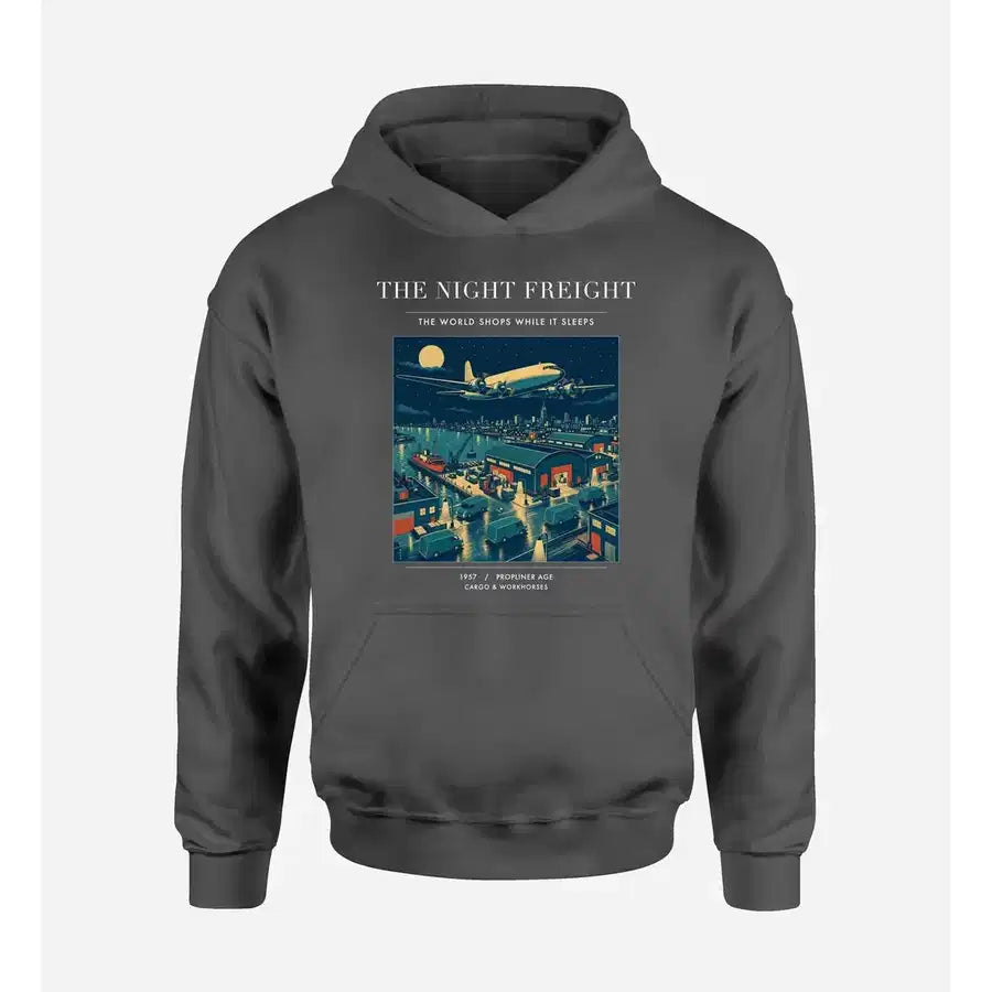 VINTAGE G4111 - The Night Freight - Premium Hoodie design on darkgray premium