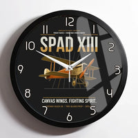 Thumbnail for SPAD XIII design on black framed wall clock