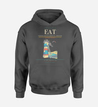 Thumbnail for Pangborn Memorial Airport (EAT) design on dark gray hoodie single-side print