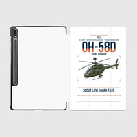 Thumbnail for Bell OH-58D Kiowa Warrior design on white samsung tablet tablet case
