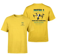 Thumbnail for DJI Inspire 3 design on yellow t shirt