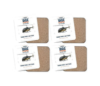 Thumbnail for Robinson R66 design on white 4 pieces set coaster