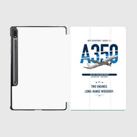 Thumbnail for Airbus A350-900 design on white samsung tablet tablet case
