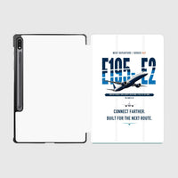 Thumbnail for Embraer E195-E2 design on white samsung tablet tablet case