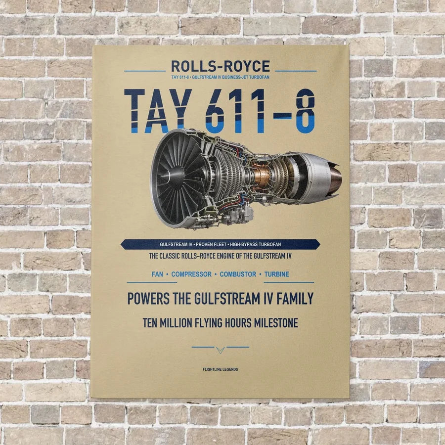 TAY 611-8 vertical canvas print - no frame - beige background