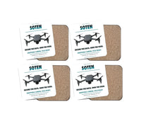 Thumbnail for ACSL SOTEN design on white 4 pieces set coaster