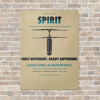 Thumbnail for Ascent AeroSystems Spirit vertical canvas print - no frame - beige background