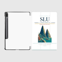 Thumbnail for George F. L. Charles Airport (SLU) design on white samsung tablet tablet case