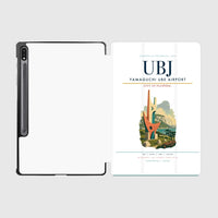 Thumbnail for Yamaguchi Ube Airport (UBJ) design on white samsung tablet tablet case