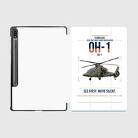Thumbnail for Kawasaki OH-1 design on white samsung tablet tablet case
