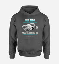 Thumbnail for DJI Neo design on dark gray hoodie single side