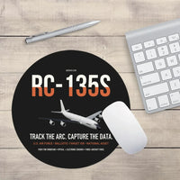 Thumbnail for RC-135S Cobra Ball design on black round mouse pad
