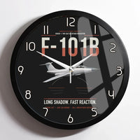 Thumbnail for F-101B Voodoo design on black framed wall clock