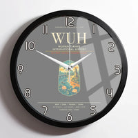 Thumbnail for Wuhan Tianhe International Airport WUH Wall-Clock Framed - Gray