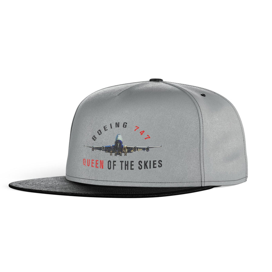 Boeing 747 Queen of the Skies snapback - gray & black