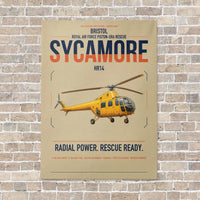 Thumbnail for Bristol Sycamore HR14 vertical canvas print - no frame - beige background