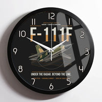 Thumbnail for F-111F Aardvark design on black framed wall clock