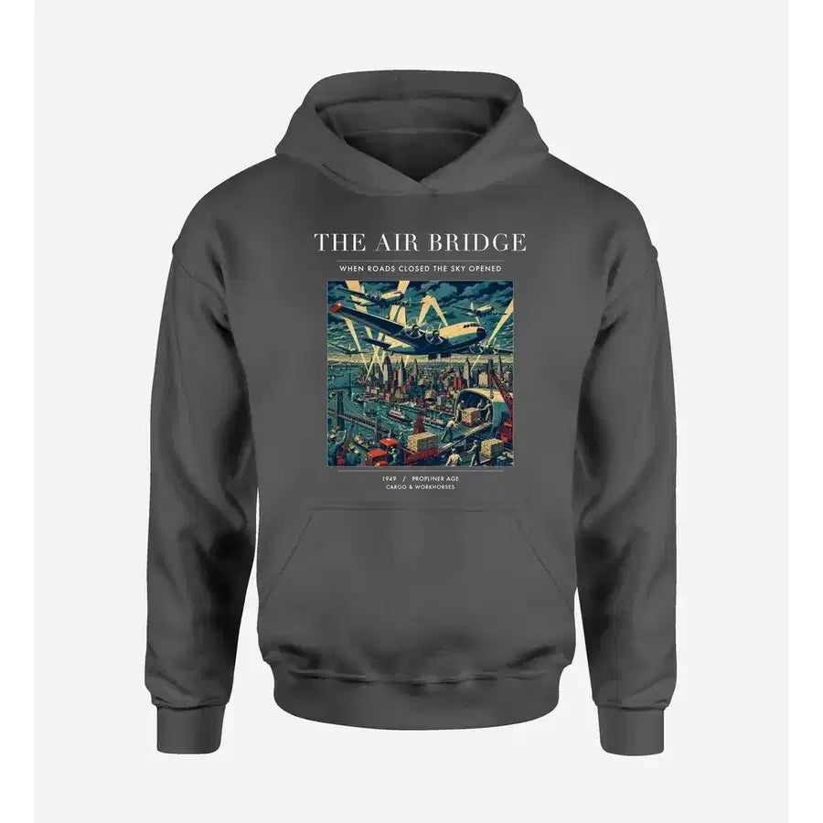 VINTAGE G4099 - The Air Bridge - Premium Hoodie design on darkgray premium