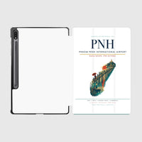 Thumbnail for Phnom Penh International Airport (PNH) design on white samsung tablet tablet case