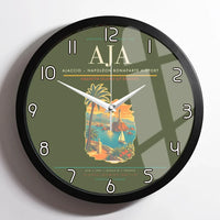 Thumbnail for Ajaccio  Napoleon Bonaparte Airport AJA Wall-Clock Framed - Green Army