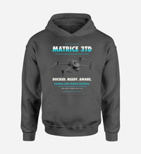 Thumbnail for DJI Matrice 3TD design on dark gray hoodie single side