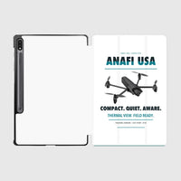 Thumbnail for Parrot ANAFI USA design on white samsung tablet tablet case