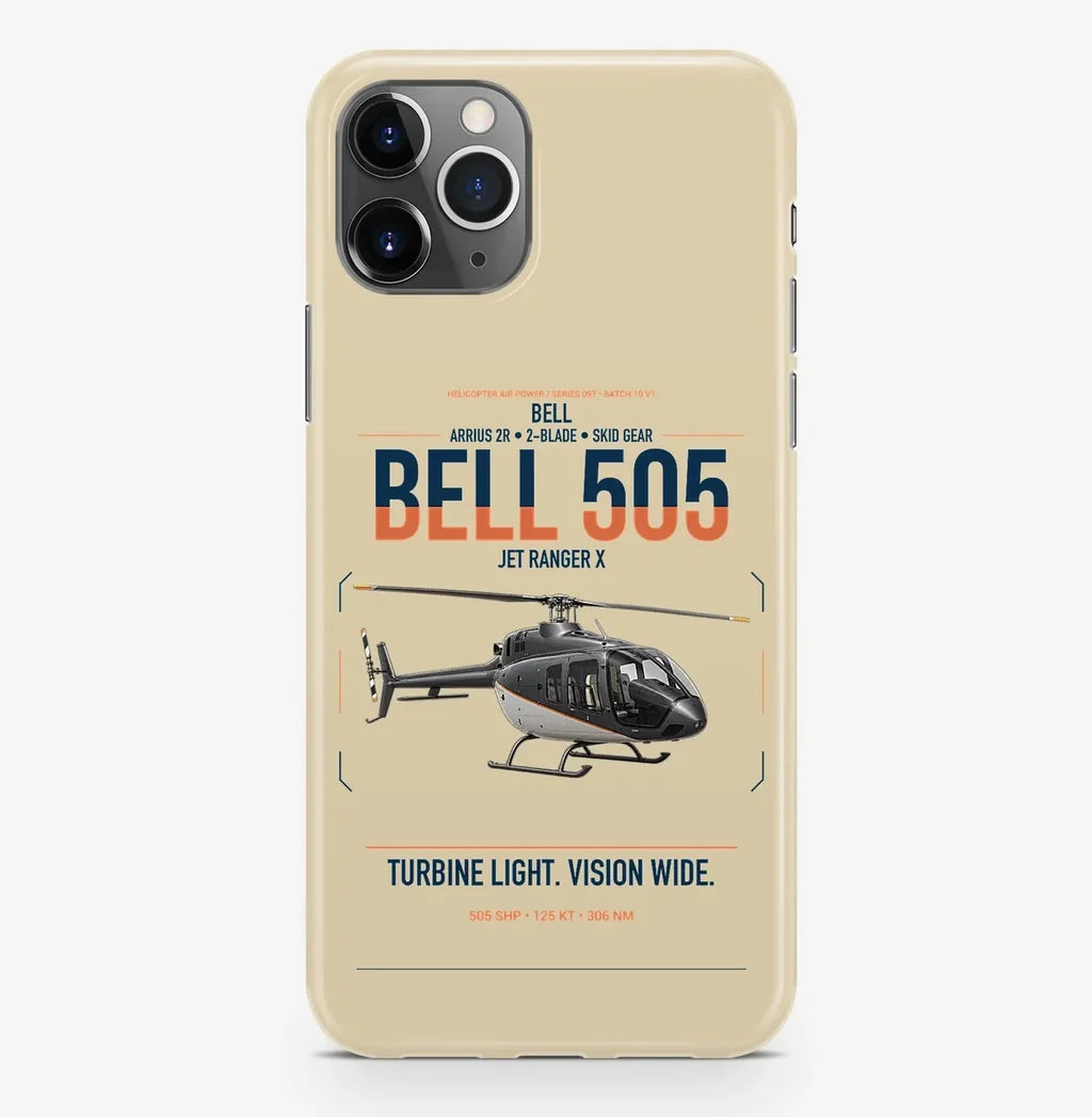 Bell 505 Jet Ranger X design on beige magsafe iphone case, for iPhone Pro Max