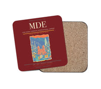 Thumbnail for Jose Maria Cordova International Airport MDE Coaster 1-Piece - Dark Red