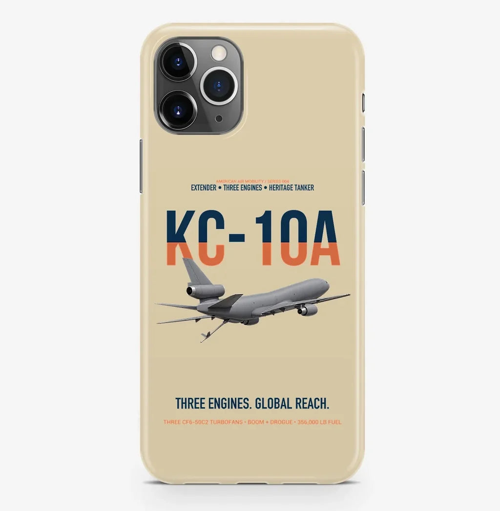 KC-10A EXTENDER design on beige magsafe iphone case, for iPhone Pro Max