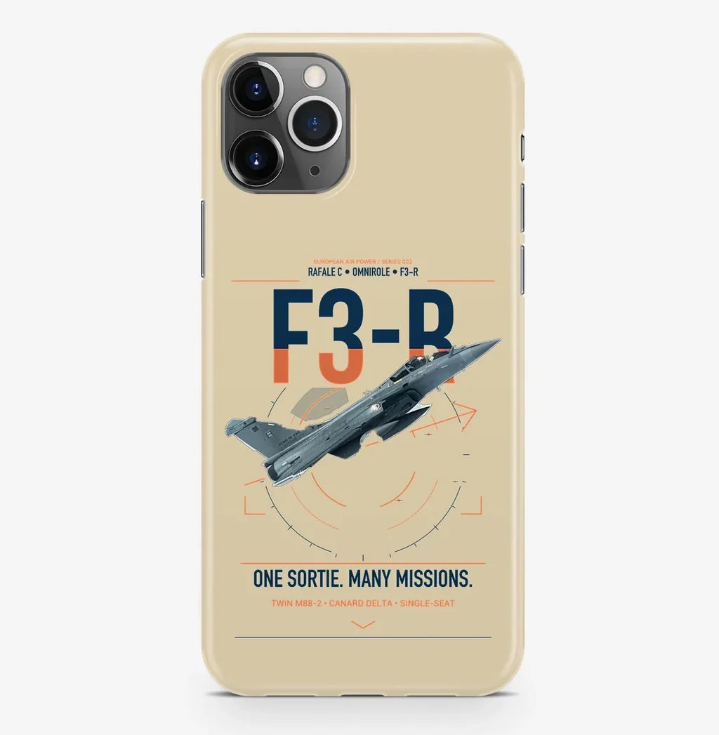 Dassault Rafale C — F3-R standard design on beige magsafe iphone case, for iPhone Pro Max