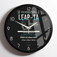 Thumbnail for CFM LEAP-1A design on black framed wall clock