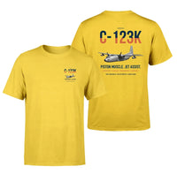 Thumbnail for C-123K Provider design on yellow double-side t-shirt, double-side print