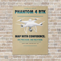 Thumbnail for DJI Phantom 4 RTK vertical canvas print - no frame - beige background